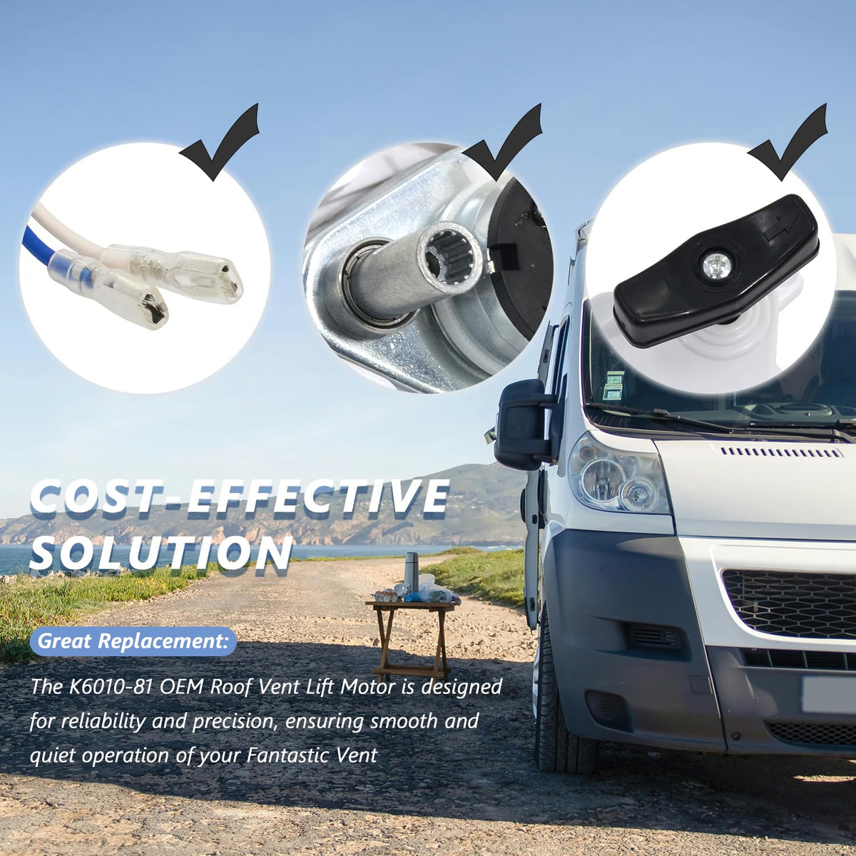 GYOFFULL mounted in vent closeup demonstrating secure installation advantage