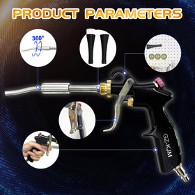 GZ-KJM nozzle close-up highlighting adjustable tip for targeted high-pressure cleaning