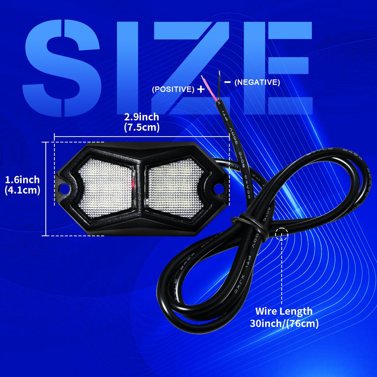 GZ5CG long 30 inch wires and red/black leads illustrating easy routing and connection convenience