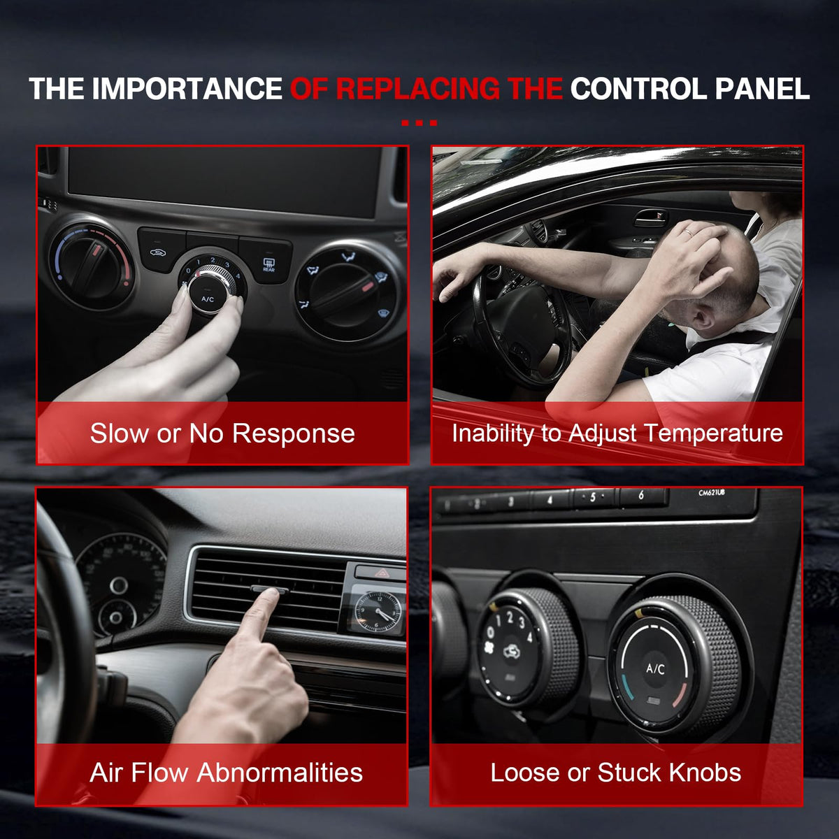 GZGN control panel in truck interior improving comfort and usability