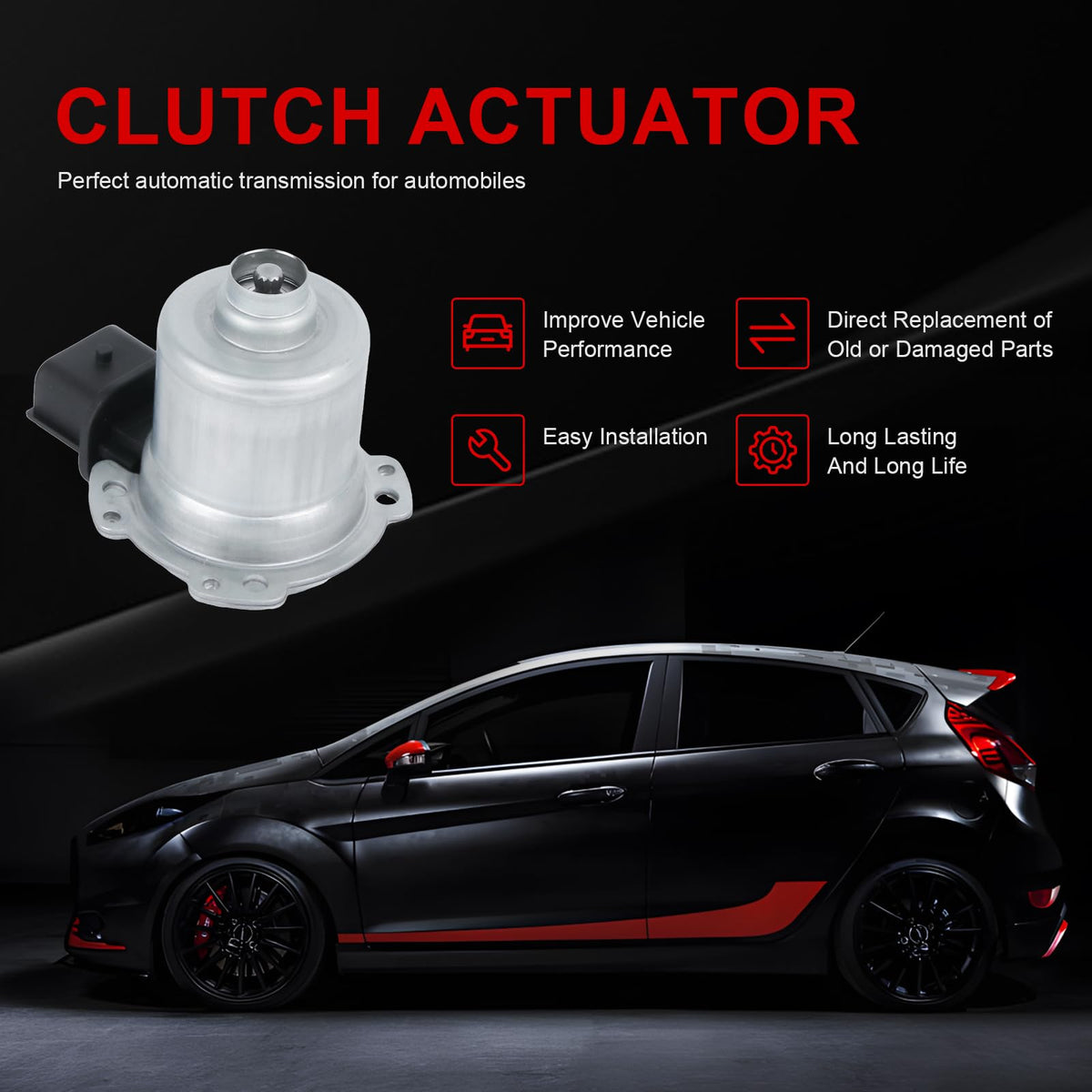 GZGN actuator installed in engine bay demonstrating proper vehicle fitment