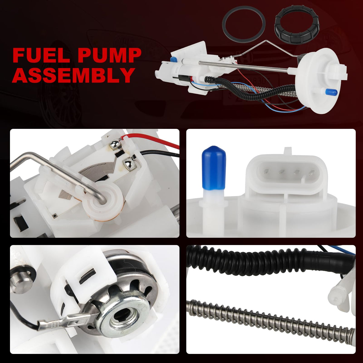 GZGN fuel pump in garage lifestyle setting showing ready-to-install convenience
