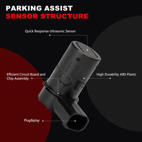 GZGN sensor kit installed in bumper demonstrating easy replacement