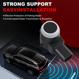 GZGN sensor installed in rear bumper demonstrating correct fit and restored parking aid