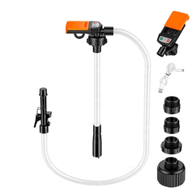 Gziyso front view of pump showing compact portable design and quick setup benefit