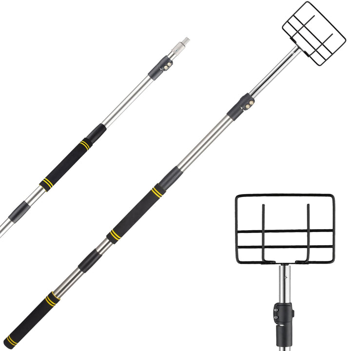 Gzlozak front view showing full pole and corner plate, reliable cargo protection