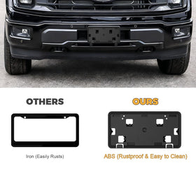 GZSH frame installed on truck in driveway showing neat appearance