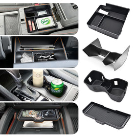 GZSH front console shelf installed showing added phone storage and quick access