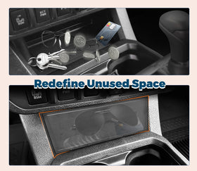 GZSH installed in Tacoma interior for tidy, hidden storage