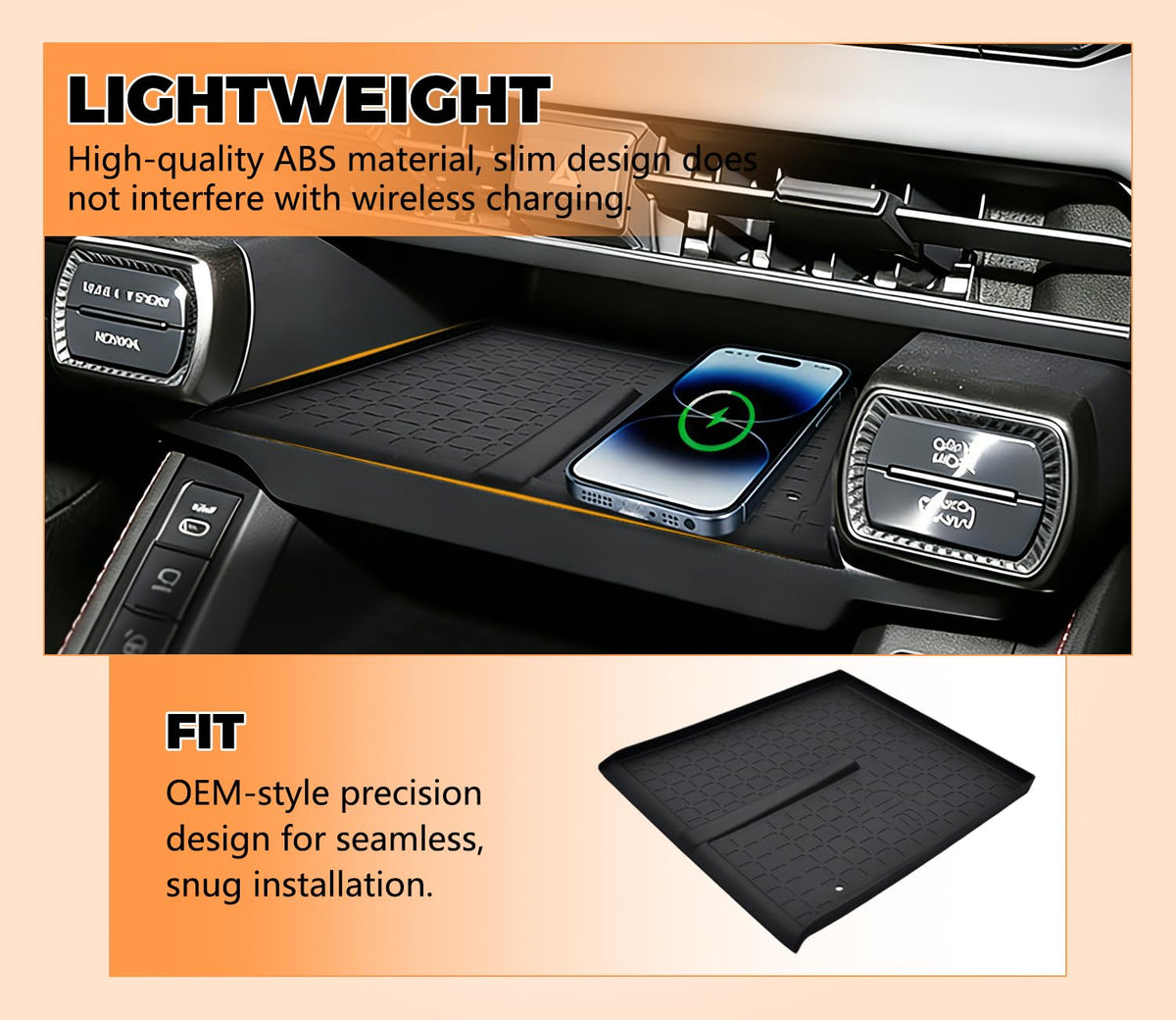 GZSH installed in RAV4 interior lifestyle shot showing organized cabin