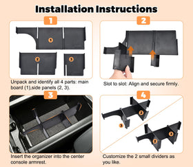 GZSH removable divider detail highlighting adjustable storage benefit