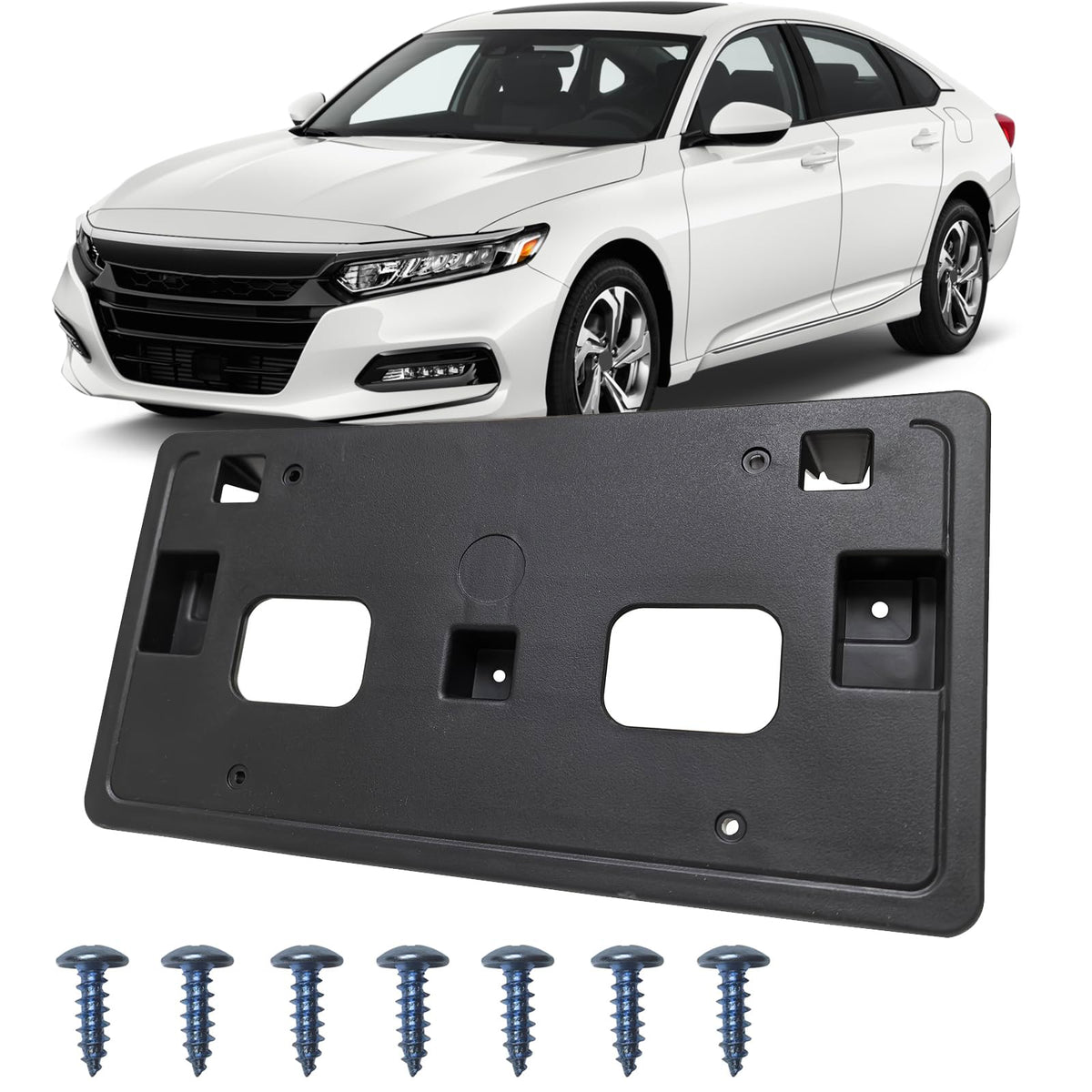 GZVKE front bracket installed on Accord showing secure fit and restored appearance