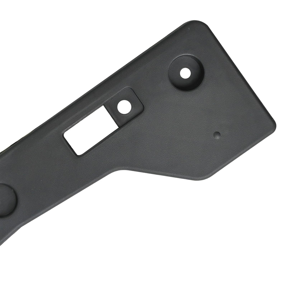 GZVKE bracket on RAV4 in driveway illustrating restored appearance and secure plate hold