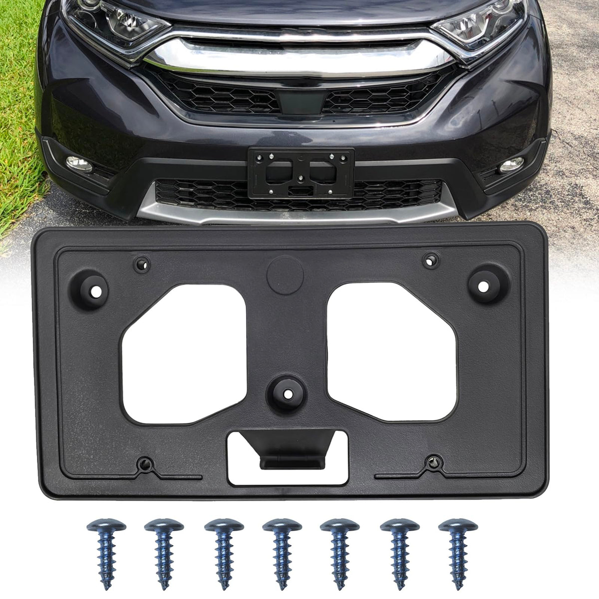 GZVKE mounted on vehicle front demonstrating exact fitment