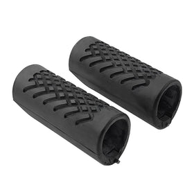 GZYF front view of rubber crash bar cover showing profile and fit benefits