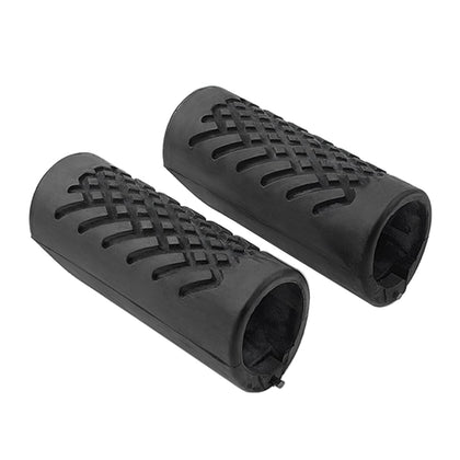 GZYF front view of rubber crash bar cover showing profile and fit benefits