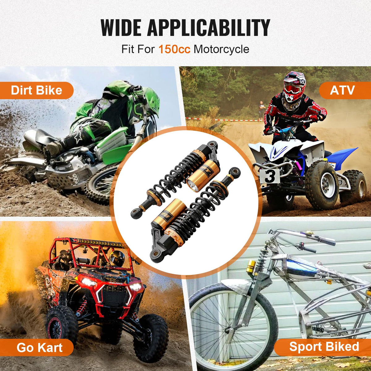 GZYF installed on motorcycle showing enhanced stability in ride