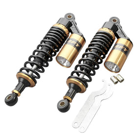 GZYF rear shock front view showing fit and improved control