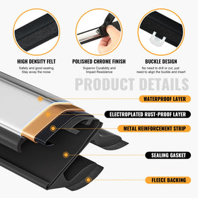 GZYF side profile of seal illustrating contoured OEM fit advantage