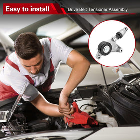 GZYQPDZ installed in Toyota engine bay demonstrating restored belt tension and quieting