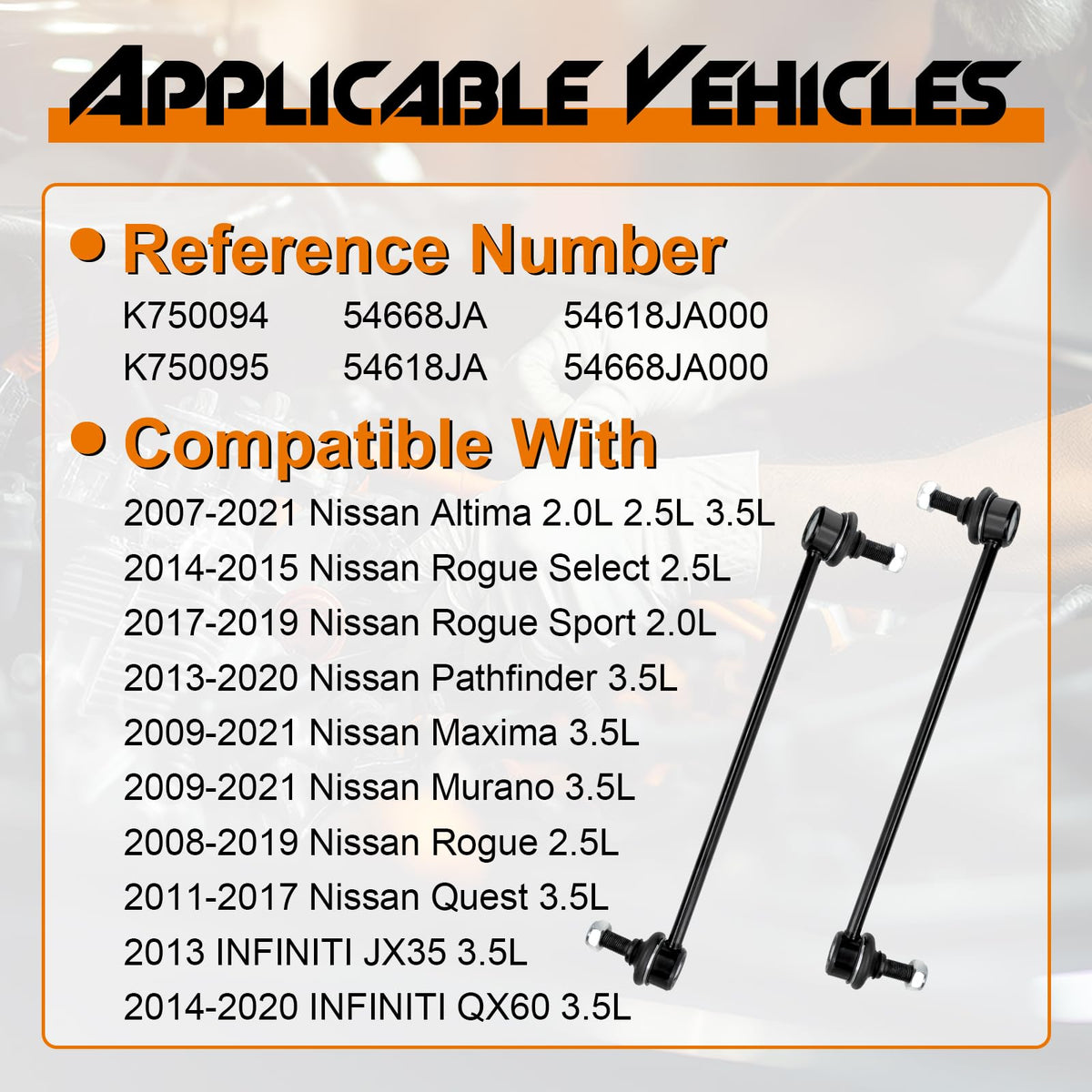 GZYQPDZ installed on front suspension illustrating restored handling and reduced noise