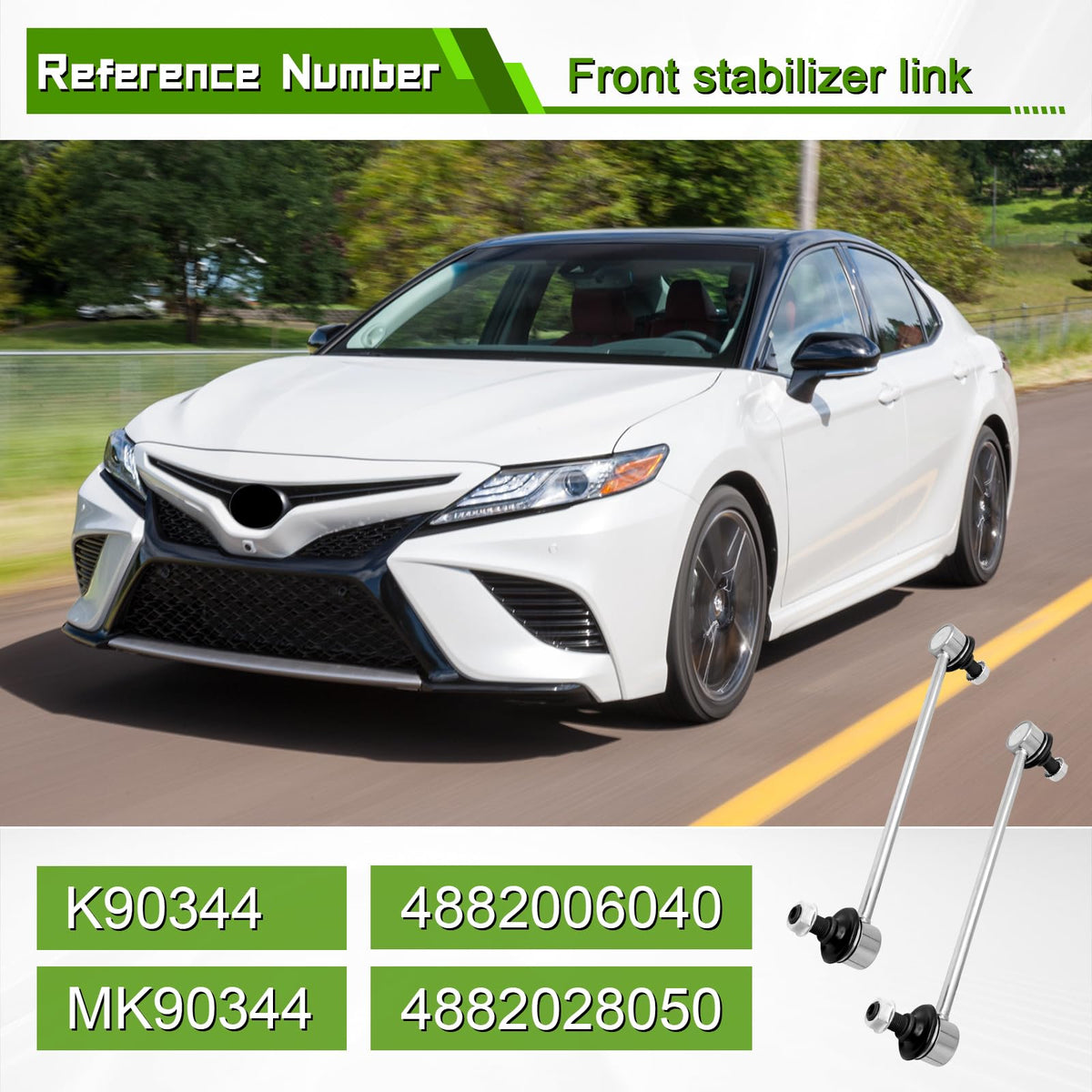 GZYQPDZ links mounted on vehicle suspension demonstrating restored steering stability