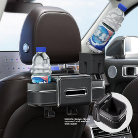 GZZJ sturdy hooks holding a bag and umbrella to maximize rear-seat storage