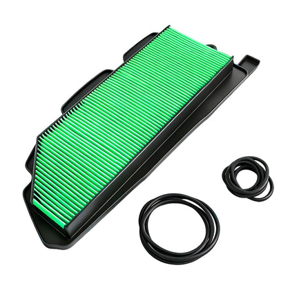 GZZTORES front view filter mounted showing fit and OEM-style shape for clean airflow