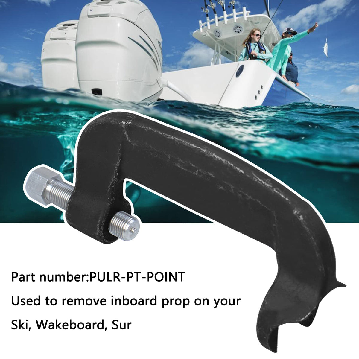 GZZTORES prop puller next to ruler showing size and fit clarity