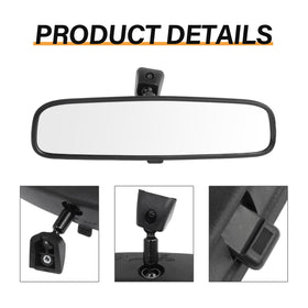 GZZTORES mirror mounted in car showing wide field of view benefit safer lane changes