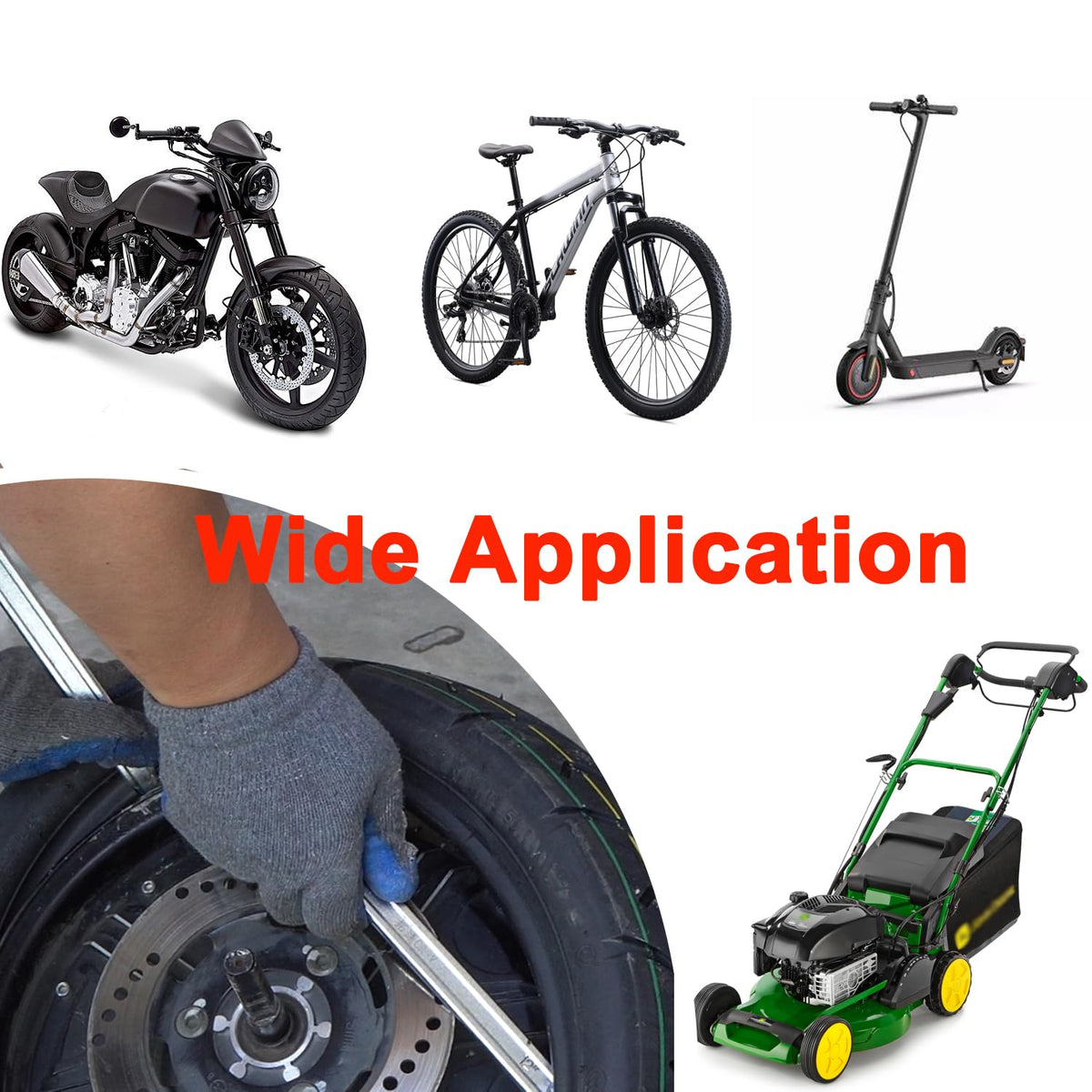 GZZTORES tool in use on car tire enabling safer bead removal