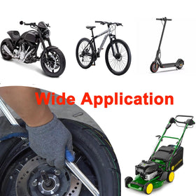 GZZTORES tool in use on car tire enabling safer bead removal