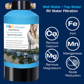H&G lifestyles regeneration salt and tools showing maintenance items benefit: easy resin restoration