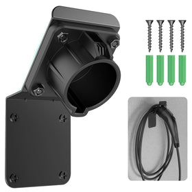 H3JANG front view of mounted holder showing neat cable storage benefit