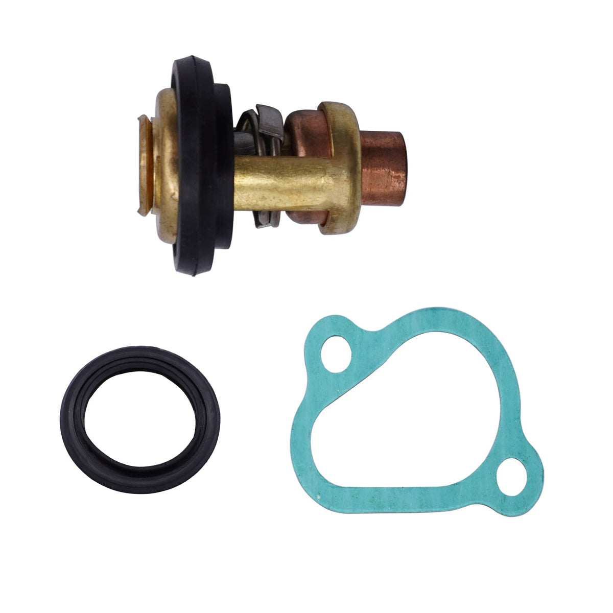 HABIIID thermostat installed on Honda outboard illustrating proper fit and cooling benefit