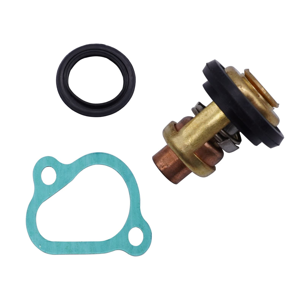 HABIIID thermostat kit front view showing thermostat and gasket, ensuring correct fit