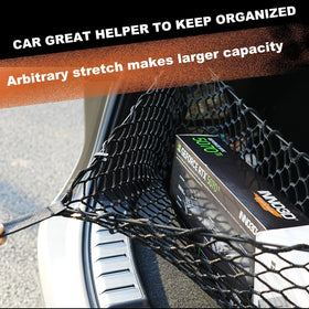 Hacyikee double-layer mesh close-up showing durable stretch