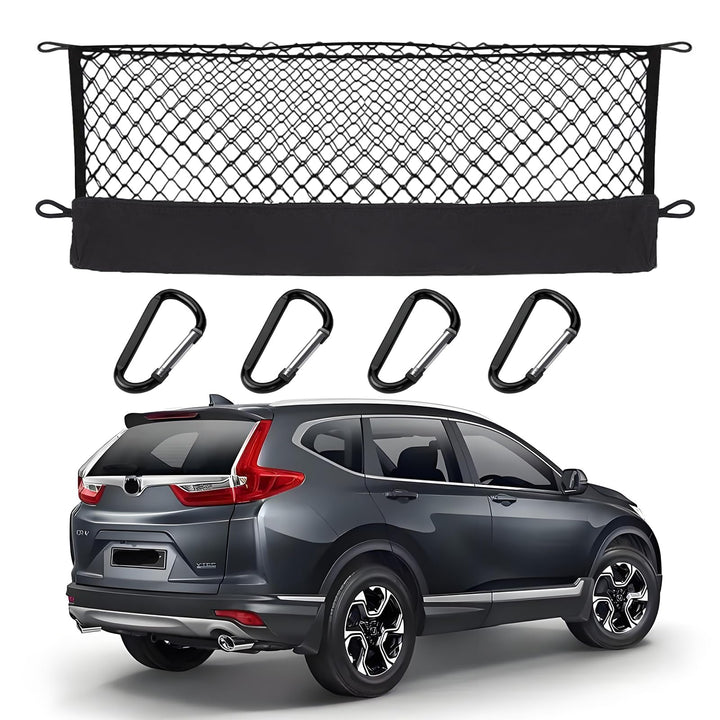 Hacyikee front packaging showing product and fit for CR-V, secure organization