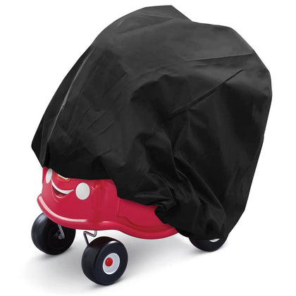 Hadieru front view cover on Cozy Coupe protects from rain