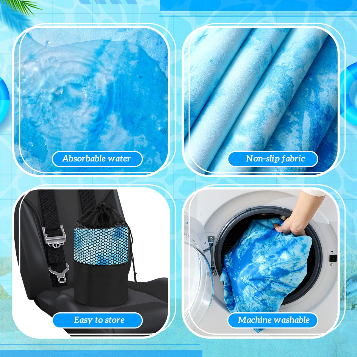 Hahafelt rolled in storage bag showing compact portability benefit
