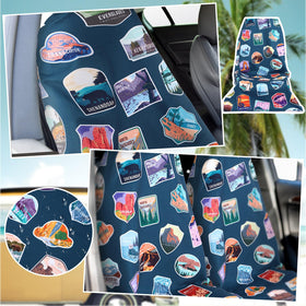 Hahafelt headrest sleeve detail demonstrating secure fit and non-slip benefit