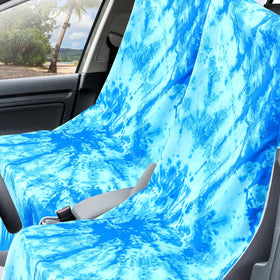Hahafelt installed on car seat showing full coverage and protection benefit