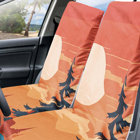 Hahafelt towel cover on car seat after gym to protect upholstery