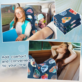 Hahafelt towel draped over car seat illustrating easy protection after workouts