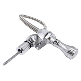HAHAHA dipstick front view showing full assembly and silver finish for easy identification