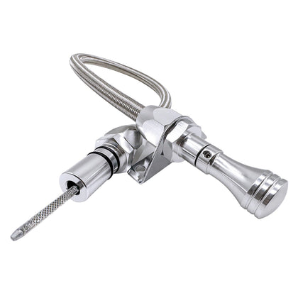 HAHAHA dipstick front view showing full assembly and silver finish for easy identification