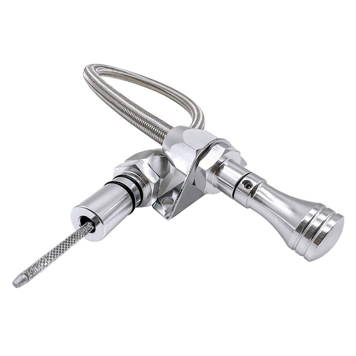 HAHAHA dipstick front view showing full assembly and silver finish for easy identification