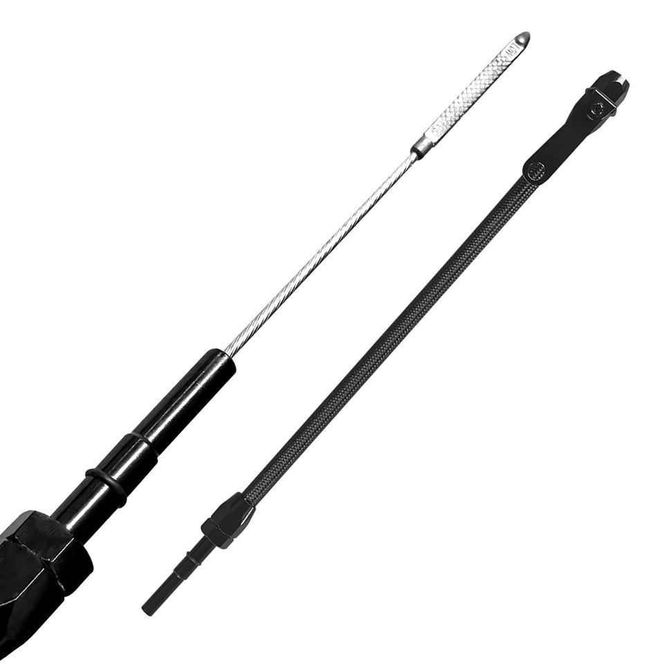 HAHAHA front view dipstick showing full black housing and handle for reliable readings