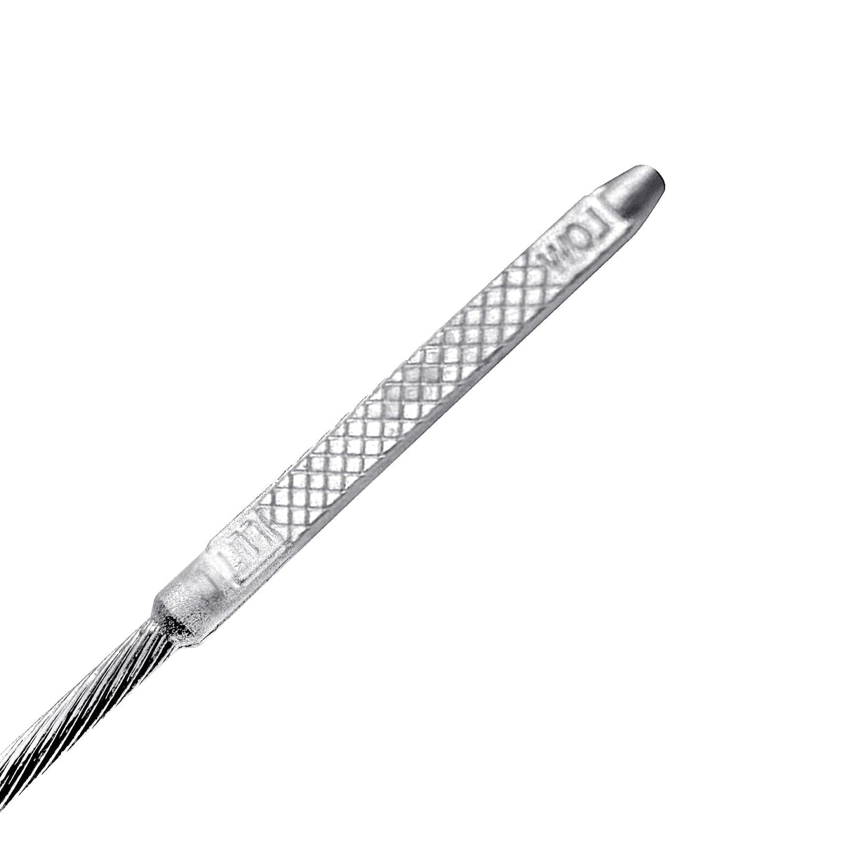 HAHAHA installed dipstick routed along firewall showing OEM-style fitment