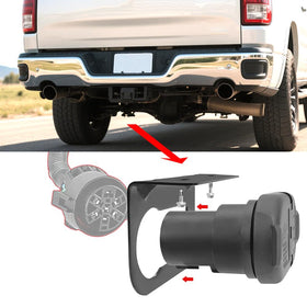 HaHeHo harness in use towing trailer showing reliable light and brake power